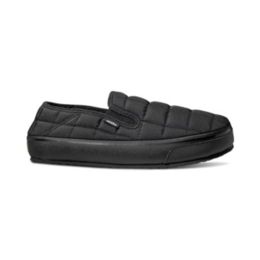 vans slippers black