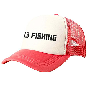13 Fishing Lil Foamie Red Foam Curved Brim Youth Ballcap - Men's