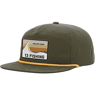 13 Fishing Walleye Chop Flat Brim Snapback Hat - Men's HFB9 — CampSaver
