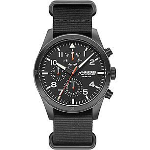 ARMITRON ADVENTURE Analog Watch With Black Nato Slip thru Strap