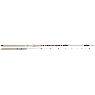 B'n'M Silver Cat Magnum Catfish Rod, 1 Piece, Medium-Heavy 1oz-2lb, Lures,  8+Tip Steel Guides, Cork Handle, 25-50lb Line