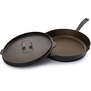 Barebones All-In-One Cast Iron Skillet - Hike & Camp