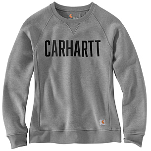 Carhartt Women's Clarksburg Graphic Sleeve Pullover Sweatshirt - Medium - Black