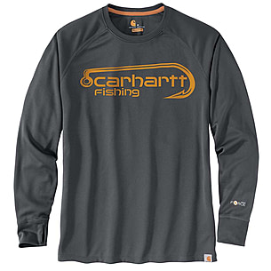 Carhartt Force Fishing Graphic Long Sleeve T-Shirt - Mens — CampSaver