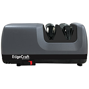  EdgeCraft E1520 Electric Knife Sharpeners for 15 and 20-Degree  Straight and Serrated Knives Diamond Abrasives Precision Angle Control,  3-Stage, Gray: Home & Kitchen