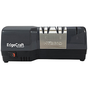 EdgeCraft Model E1520 2-Stage Diamond Hone AngleSelect Professional Electric Knife Sharpener, in Gray