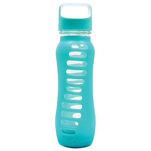 EcoVessel SURF 22oz Glass Water Bottle with Wide Mouth