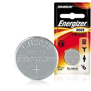 Energizer CR2025 Batteries, 3V Lithium Coin Cell 2025 Watch Battery, (6  Count)