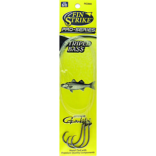 Fin Strike Pro Series Striped Bass Snelled Hook, Inline Point, Octopus —  CampSaver
