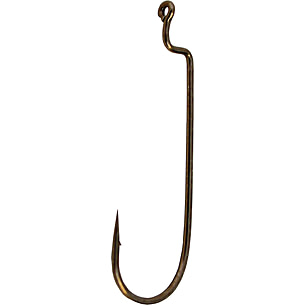 Gamakatsu Worm Hook, Needle Point, Round Bend, Offset Ringed Eye , Up to  33% Off — CampSaver