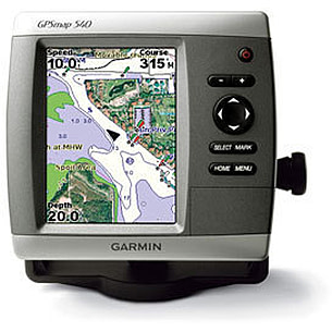 Feed på Jeg bærer tøj Sui Garmin GPSMAP 540 w/Int GPS ant., worldwide satellite imagery, built-in  BlueChart g2 for US coastal, g2 Vision compatible GPS Fishfinders  010-00614-00 — CampSaver