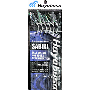 Hayabusa S-505E-8 Mix-Flash Sabiki Hot Hooks, Size 8, Bait Rigs