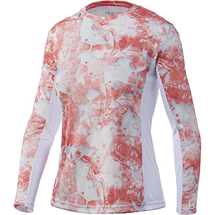 HUK Performance Fishing Icon X Mossy Oak Fracture L/S Shirt