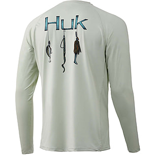 HUK Performance Fishing Bass Pursuit LS Graphic T-Shirts - Men's — CampSaver