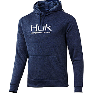 HUK Performance Fishing Fin Hoodie - Mens H1300049-416-S with Free