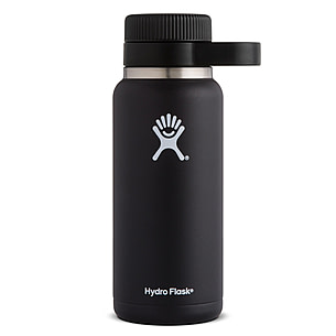 Hydro Flask 25 oz Wine Bottle - Stainless Steel & Vacuum Insulated - Leak  Proof Cap - Black