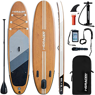 inQRACER Inflatable Stand Up Paddle Board w/Free Premium SUP Accessories &  Backpack , Up to 22% Off with Free S&H — CampSaver