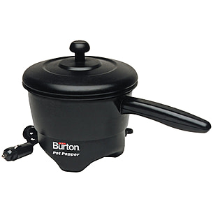 Max Burton 6920 12 Volt Pot Popper Saucepan Steamer Portable Cookware  Lightweigh