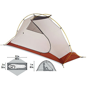 Spaans waterbestendig Tijdens ~ MSR Hubba HP Tent - 1 Person, 3 Season — CampSaver