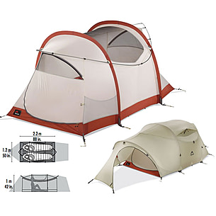 MSR Mo Room 2 Tent - 2 Person, 3 Season — CampSaver