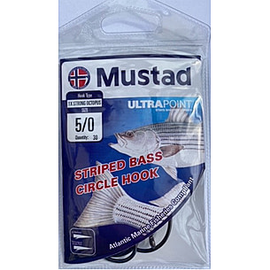 Mustad Striper Pro Pack - Octopus 1X Inline Circle , Up to 20% Off