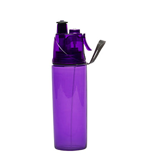 Prism Mist 'N Sip Water Bottle With Pop-Up Straw, Assorted Colors, 24-oz.