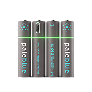 Pale Blue Earth Lithium Ion Rechargeable AAA Batteries - Hike & Camp