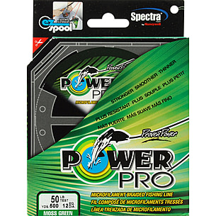 Power Pro 50Lb x500Yd Green PP Braid Line 50-500-G , 32% Off — CampSaver