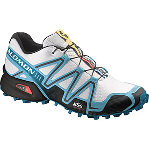 Salomon Trail Running Shoes Women's 10.5 Speedcross 4 Hiking Blue Black  Sneakers