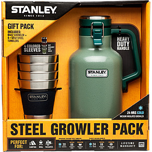 Stanley Classic Growler 2qt and Adventure Stacking Steel Tumblers Set —  CampSaver
