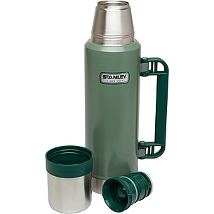 Stanley Tools Combo Gift Set 1.1 QT Bottle & 8 oz Flask-Hammertone Green  Clearance — CampSaver