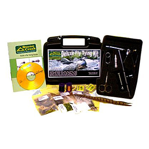 Stone Creek Deluxe Fly Tying Fishing Kit DFTK with Free S&H