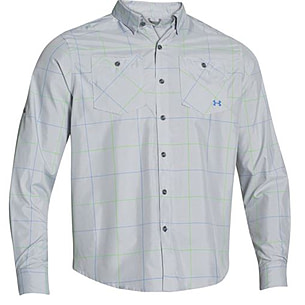 Poncho Fishing Shirt | Blue Grey Plaid Long Sleeve