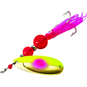 Yakima Bait Flatfish Wiggling Plug, #F-6, Treble Hooks, Floating