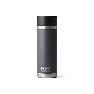 YETI Rambler 12 oz. Insulated Bottle with HotShot Cap Lid Stainless Steel  Silver