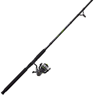 Zebco 808 Spincast Reel and Fishing Rod Combo, 7-Foot Durable Z-Glass Rod  with Extended EVA Rod Handle, Quickset Anti-Reverse with Bite Alert