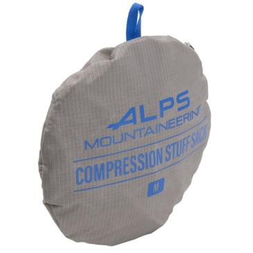 x 23”L ALPS Mountaineering Compression Stuff Sack Olive Large 11” dia 