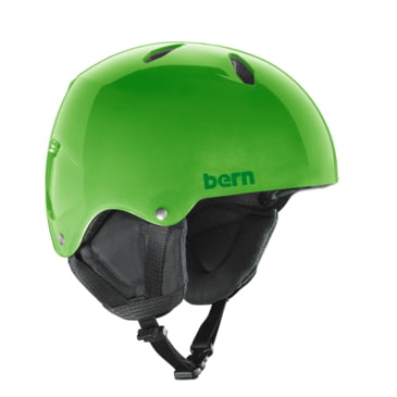 Bern Kids Weston Jr Ski Bike Snow Helmet Matte Neon Green