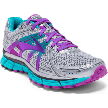 brooks shoes womens silver