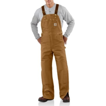 mens carhartt lined bib overalls