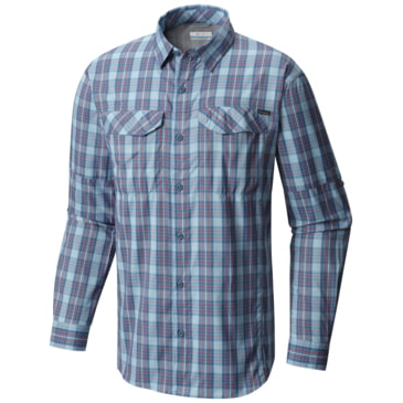 Men’s Columbia Silver Ridge Lite Plaid Long Sleeve Shirt AS1282-319 3XL NWT  $70