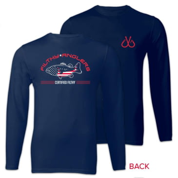 Filthy Anglers Patriotic Long Sleeve Fishing Shirt Up To 10 Off Campsaver