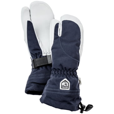 Hestra Womens Warm Gloves Primaloft Rib Knit Ski and Winter Mittens