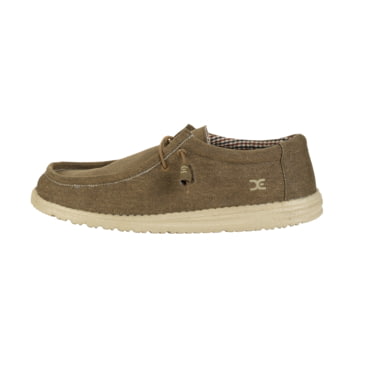 mens hey dude wally canvas casual shoe
