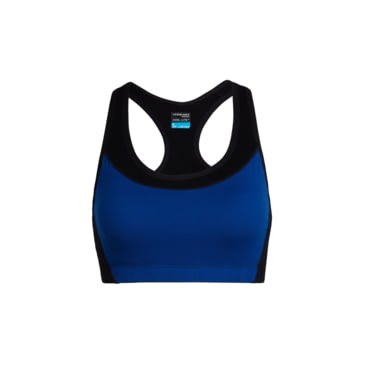 Icebreaker Merino Women/'s Meld Zone Sport Bra Poppy Red//Sorbet X-Small