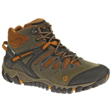 merrell blaxe mid walking boots mens