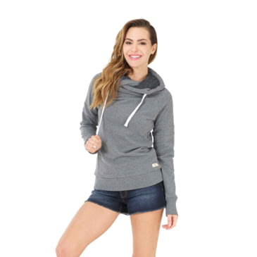 hello cowl neck hoodie