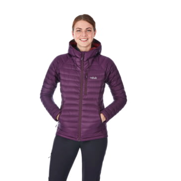 Rab microlight alpine jacket womens eggplant Clearance