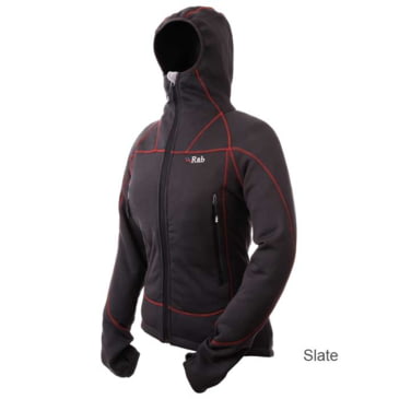 rab shadow moletom com capuz women's