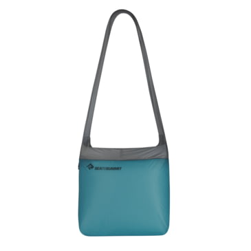 blue sling bag